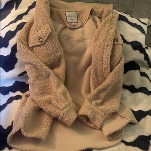 Tan Sherpa Jacket